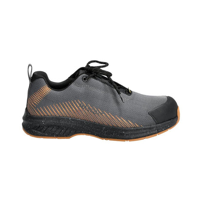 Safety shoes S1PS, laces safety shoes S1PS, anthracite grey/nut brown