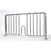 The Novocal divider (height: 230 mm, length: 457 mm, 1 piece) is a freestanding organizing system with vertical rods and a U-shaped cutout in the lower center that serves for support and separation. Depicted on a plain white background. Brand: Novocal.