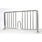 The Novocal divider (height: 230 mm, length: 457 mm, 1 piece) is a freestanding organizing system with vertical rods and a U-shaped cutout in the lower center that serves for support and separation. Depicted on a plain white background. Brand: Novocal.