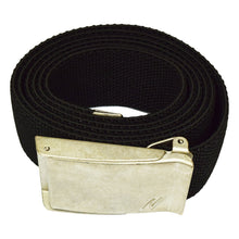 NITRAS belt with metal buckle, black / silver Polypropylene: 70%; Elastane: 30% | Pack (1 piece)