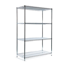 Die Novocal Standregal Anbaueinheit aus hochglanzverchromtem Präzisionsstahl bietet mit vier verstellbaren Ablagen zusätzlichen Stauraum. Das Regal von Novocal steht auf vier Beinen und ist als 1 Stück pro Packung erhältlich.