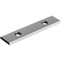 The REPLACEMENT BLADE, F.88337 from Haug Bürsten KG is a replacement blade made of stainless steel (50x10x1.2mm, 2 edges) with countersunk holes and a brushed surface, ideal for mounting or cutting in metalworking.