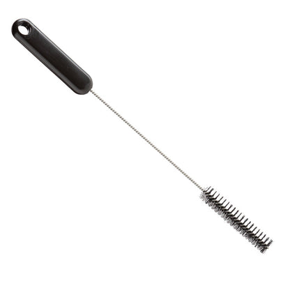 Tá seafta miotail fada casta, láimhseáil phlaisteach dhubh agus brístí sorcóireacha daingean ag an Haug Bürsten KG ROHRBÜRSTE, ø 0,35MM HART, 305Xø15X80MM - iontach chun píopaí a ghlanadh agus salachar diana a bhaint.