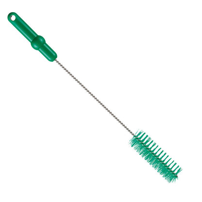 Tá láimhseáil ghlas, brístí righin agus gas miotail fada casta ag an Haug Bürsten KG ROHRBÜRSTE, ø 0,50MM MITTEL, 500Xø40MM le haghaidh glanadh agus cothabháil píobáin éifeachtach i gcoimeádáin chúng.