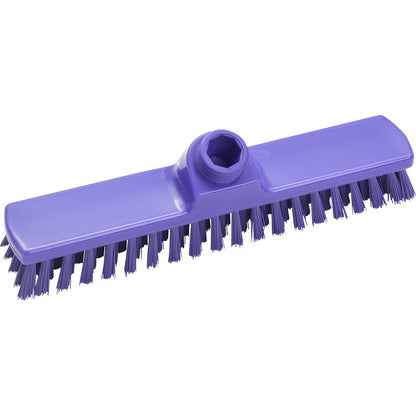 The WIPER, ø 0.50 MM HARD, 280X50X26 MM from Haug Bürsten KG features stiff bristles and a central mount for the handle - a reliable rectangular broom head for thorough floor cleaning in the household.