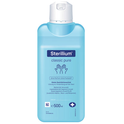 Sterillium® Classic Pure hand disinfection
