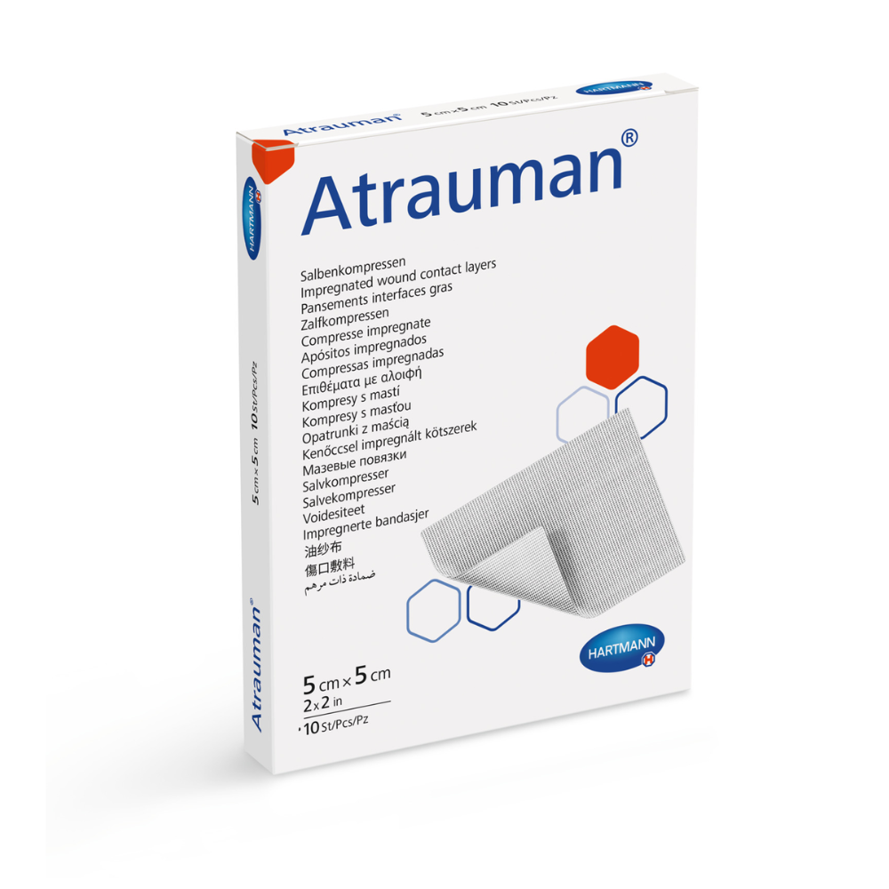 Hartmann Atrauman® cóiriú ointment steiriúil 5 x 5 cm
