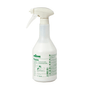 White 750-ml spray bottle of Kiehl Presto Furniture Care by Johannes Kiehl KG, featuring green lettering and instructions for cleaning and caring for wood and plastic surfaces, with a white spray nozzle.