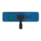 The Arcora Standard folding holder blue 40 cm by Arcora International GmbH is a rectangular blue plastic mop holder with a green button and black attachment, shown from above on a white background with visible branding.