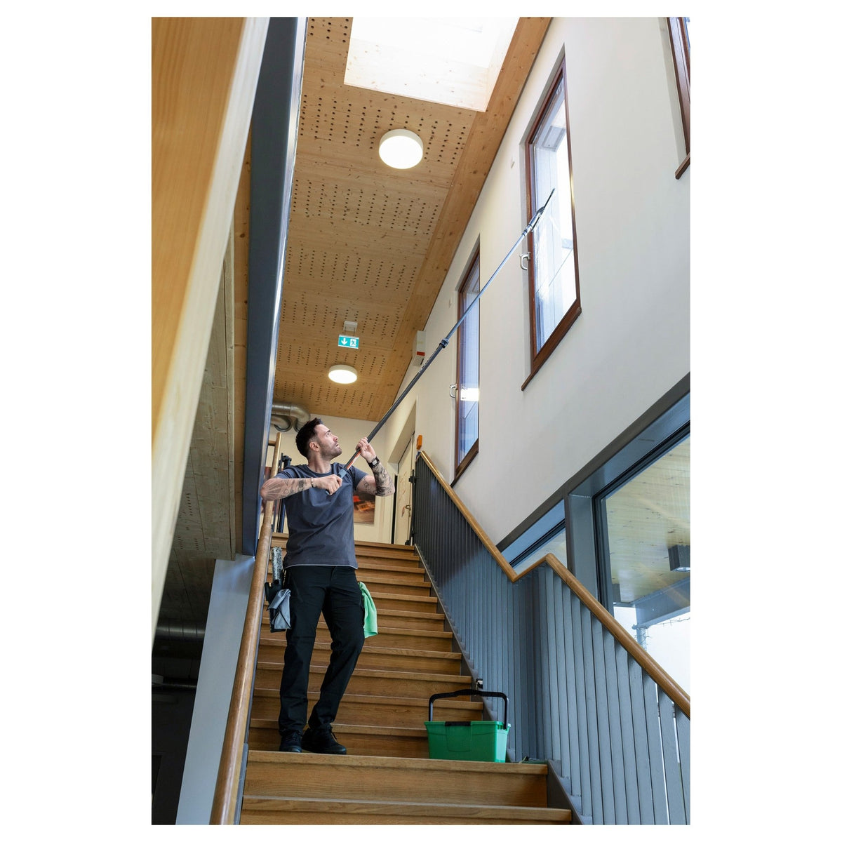 Unger NINJA Carbon-Teleskopstange 5,50 m, 4-teilig