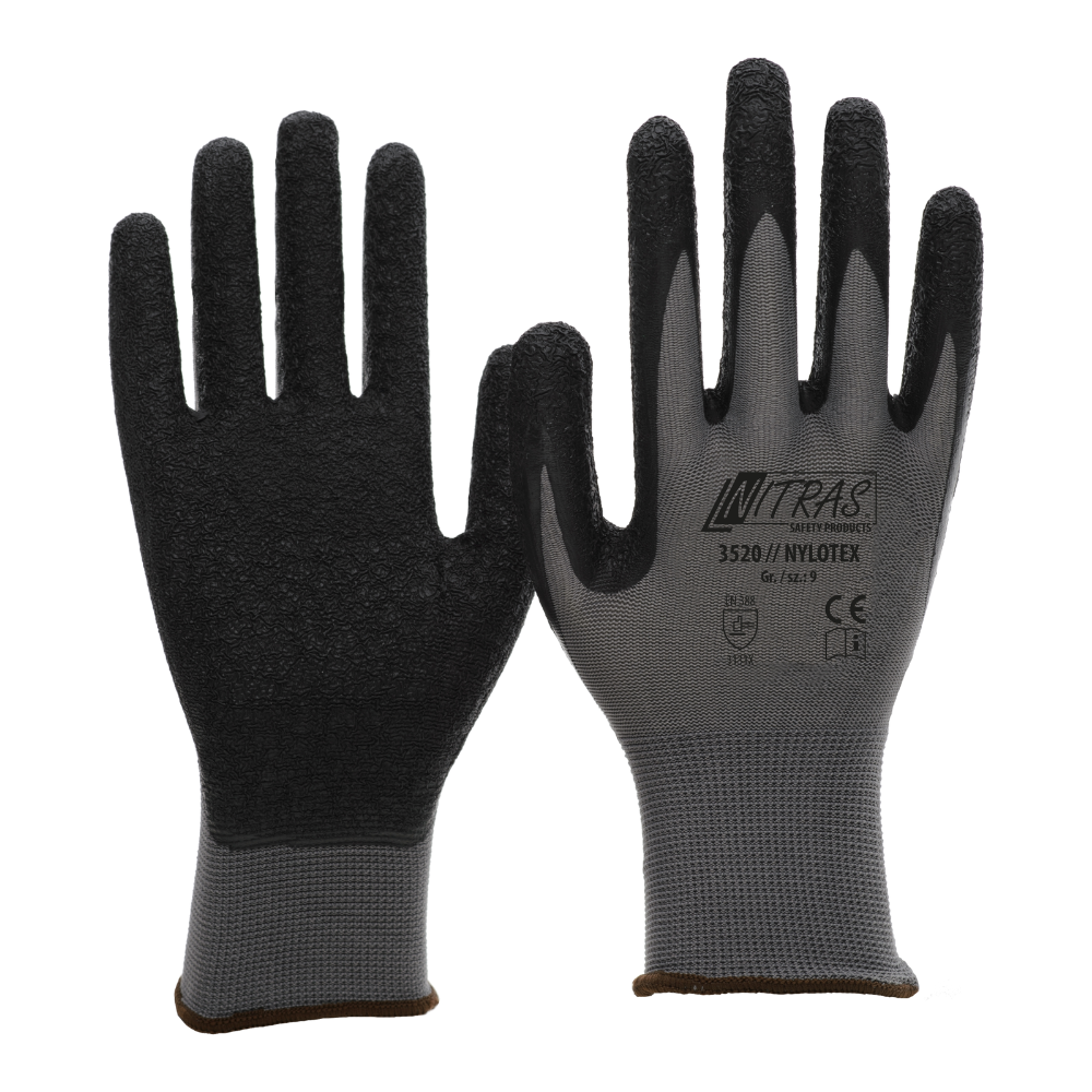 Lámhainní níolóin le sciath laitéis