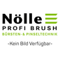 Logo for Nölle Profi Brush Bürsten- & Pinseltechnik e.K. with green stripes and text. Below black text: "No Image Available" for the Superfine paint roller, 10 cm, Ø 35 mm, round | 1 piece. White background.