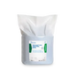 A sealed pack of blue Dr. Schumacher DESCOSEPT PUR INDUSTRIAL WIPES from Dr. Schumacher GmbH, depicted on a plain white background, with white and green lettering, is ideal for machine and tool maintenance.
