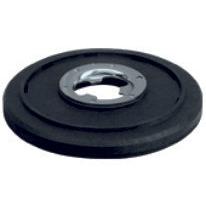 A single Arcora Sd17 drive disc 17''=43 cm from Arcora International GmbH, round and black with a metal center hole, is depicted on a plain white background.