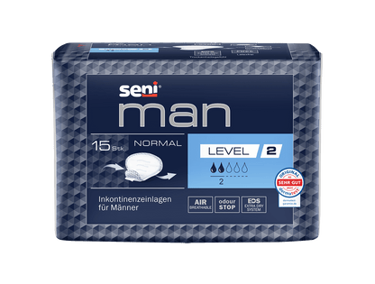 Seni one normal incontinence insert for men | Pack (15 pieces)