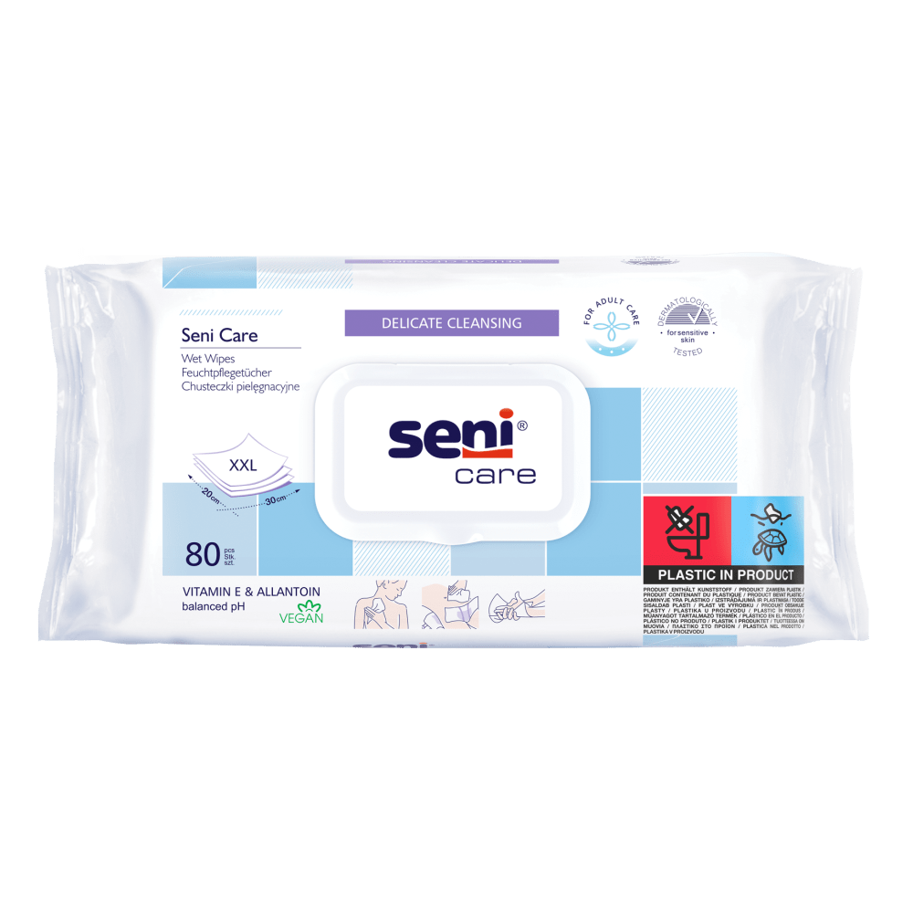 Seni Care Wet Wipes Soft | Pack (80 pieces)