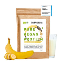 Banana púdar próitéin vegan orgánach gan soy