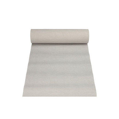 This roll from the table runner series "ROYAL Collection" by PAPSTAR GmbH showcases a noble, fabric-like PV-Tissue Mix fabric, elegantly presented on a white background.