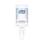 A clear 1000 ml refill bottle "Tork 520501 Mild Scented Foam Soap Premium S4" by Essity features a white-blue label, a dispensing nozzle at the bottom, and stands upright on a white background.