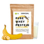 Organic whey protein powder banana