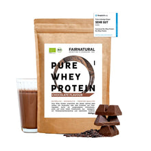 Organic whey protein powder chocolate