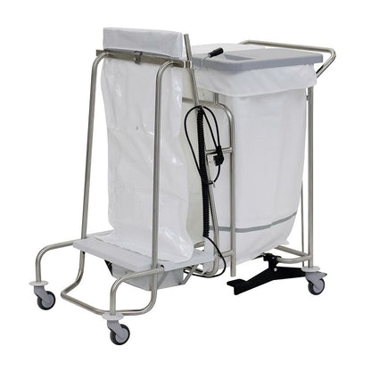 Tá an tralaí stáisiúin Novocal le fráma cruach dhosmálta táthaithe go hiomlán agus naisc feadán cruinn - foirfe do ospidéil nó feidhmeanna tráchtála a dteastaíonn iompar buan uathu. Seachadta mar phacáiste (1 phíosa). Branda: Novocal.