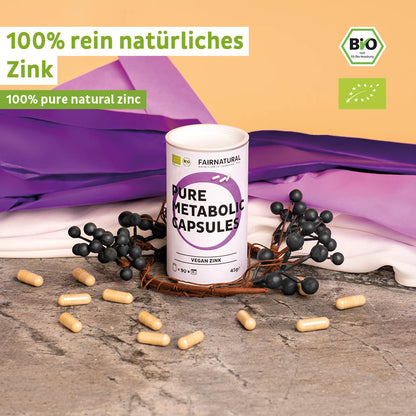 Organic zinc capsules