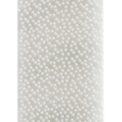 Eine Nahaufnahme der weißen, strukturierten Oberfläche der 3M Deutschland GmbH Command™ Bilder-Montage Strips 17203 (Größe M und S, Vorteilspack) mit gleichmäßig verteilten Erhebungen zur beschädigungsfreien Befestigung.