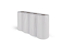 Tuáille CISTINEACH - neodrach, 3-dhual, bán, 64 leathán, rollaí 8x4 | Cartán (8 bpacáiste)