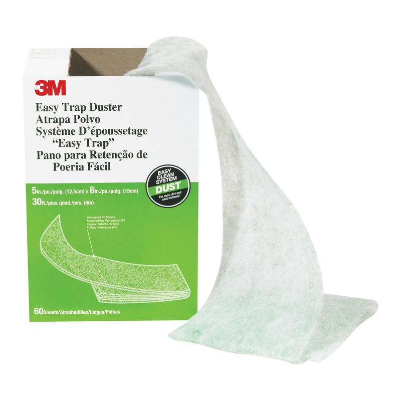 3M™ Cleaning Fleece Easy Trap, White, 203 mm x 38.1 m, 1 roll/box | Pack (1 roll)
