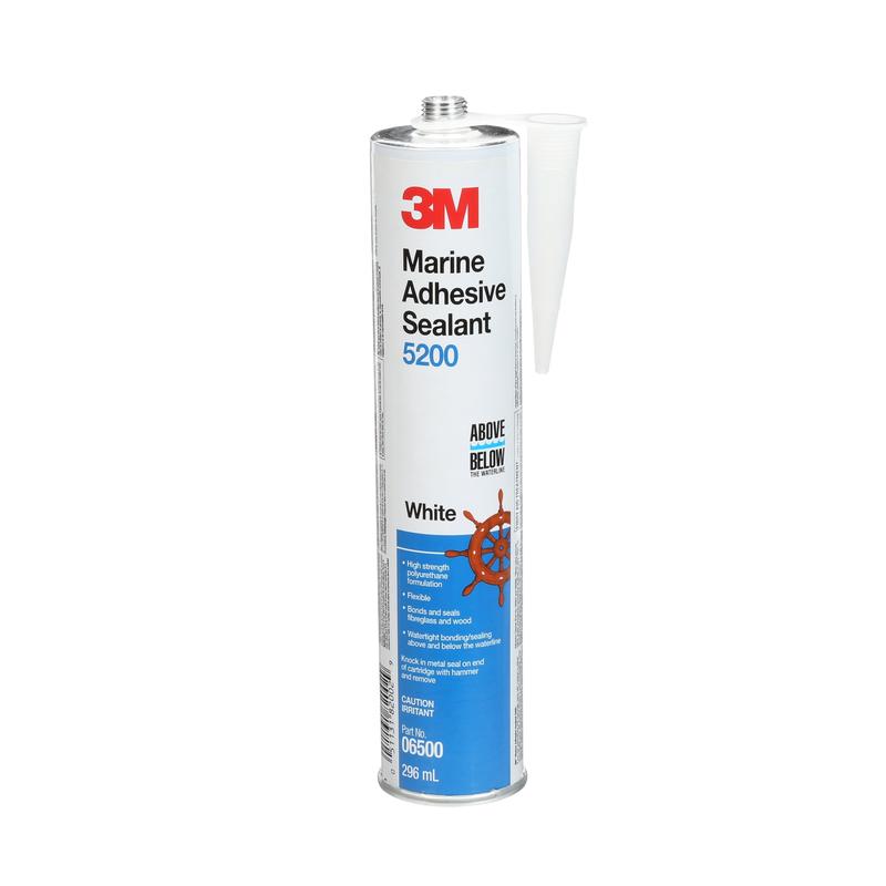 3M™ Marine Polyurethane Based Adhesive and Sealant 5200FC, White, 295ml, PN06520 | Pack (1 piece)