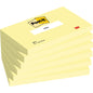 Post-it® Notes, Canary Yellow, 76 mm x 127 mm, 100 sheets/pad, 6 pads/pack, 100% PEFC, SGSCH-PEFC-COC-110078 | Pack (6 pieces)