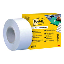 Téip chumhdaigh agus lipéadaithe Post-it® 658R, 25.4 mm x 17.7 m, bán, 1 rolla | Pacáiste (1 rolla)