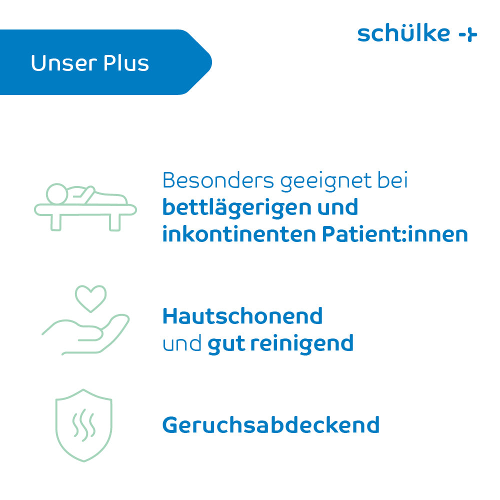 Ein Screenshot eines Telefons, das den Schülke Esemtan® Reinigungsschaum von Schülke & Mayr GmbH präsentiert, Reinigungsschaum | Packung (500 ml), perfekt für sanfte Hautpflege und praktische Reinigung ohne Wasser.