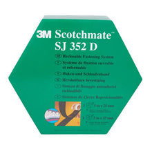 3M™ Hook and Loop Tape SJ352D, Black, 25mm x 5m, 4.4mm, Indoor, Dispensing Box | Pack (1 piece)